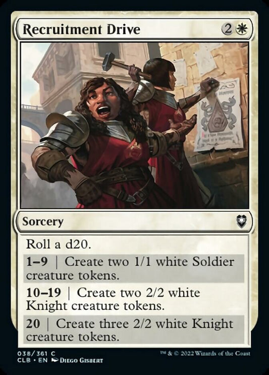 Recruitment Drive [Commander Legends: Battle for Baldur's Gate] [Foil]