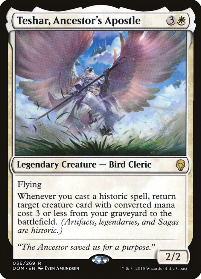 Teshar, Ancestor's Apostle [Dominaria] [Foil]