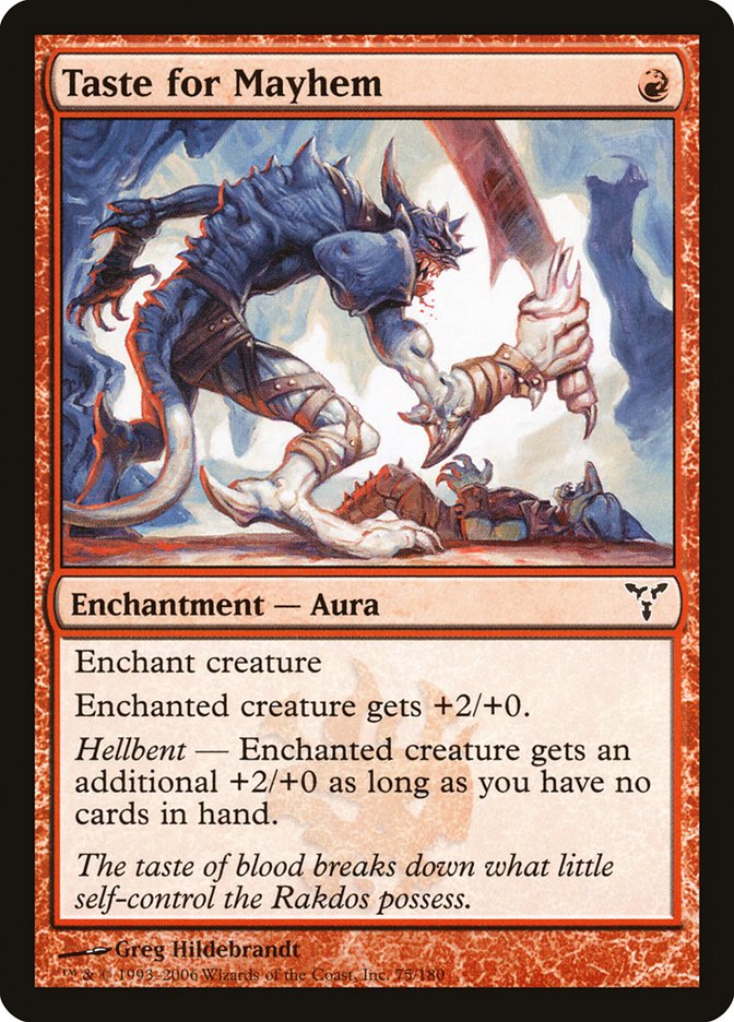 Taste for Mayhem [Dissension] [Foil]