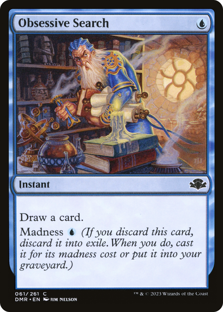 Obsessive Search [Dominaria Remastered] [Foil]
