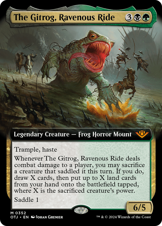 The Gitrog, Ravenous Ride (Extended Art) [Outlaws of Thunder Junction] [Foil]