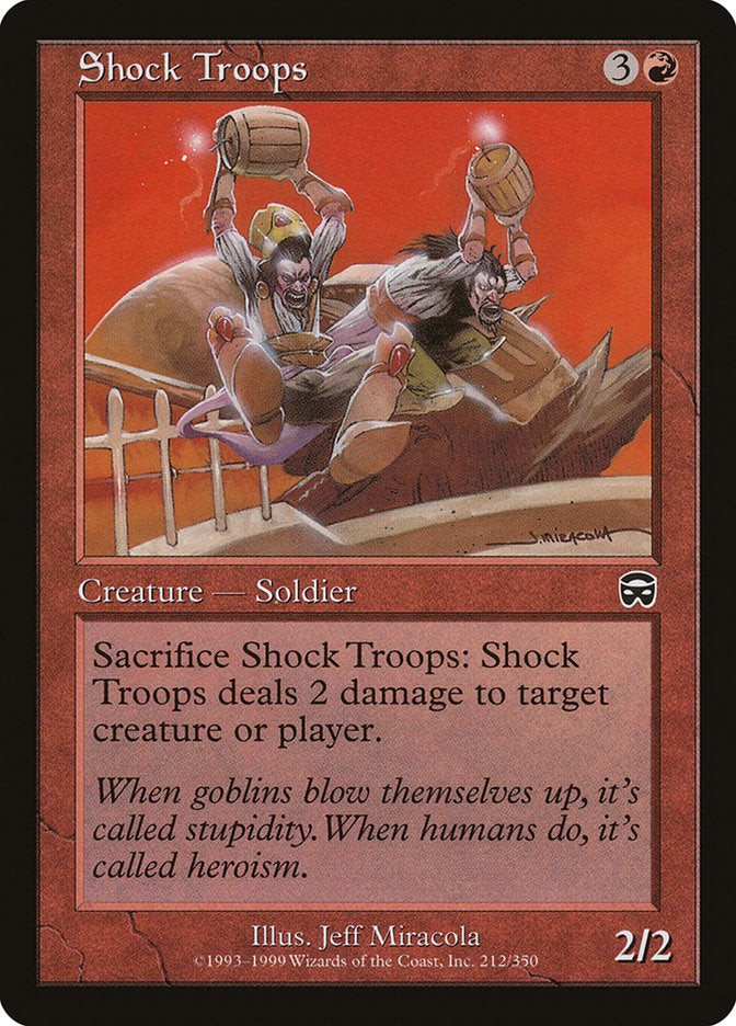 Shock Troops [Mercadian Masques] [Foil]