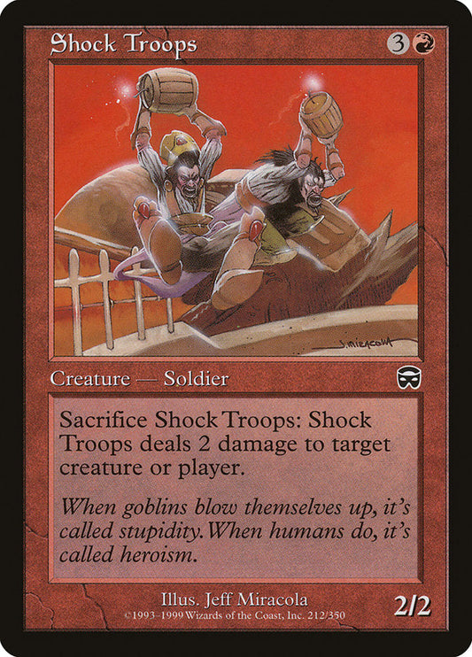 Shock Troops [Mercadian Masques] [Foil]