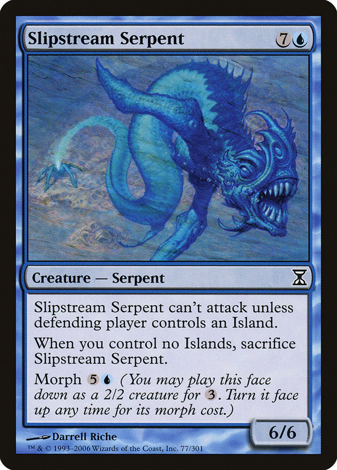 Slipstream Serpent [Time Spiral] [Foil]