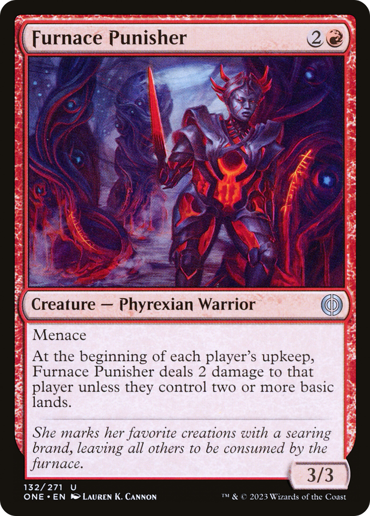 Furnace Punisher [Phyrexia: All Will Be One] [Foil]