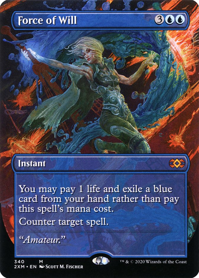 Force of Will (Toppers) [Double Masters] [Foil]