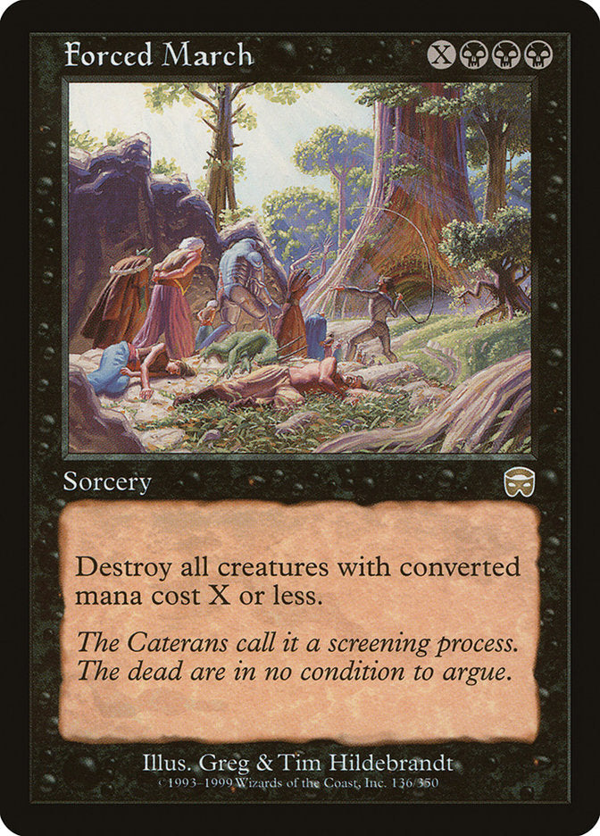 Forced March [Mercadian Masques] [Foil]
