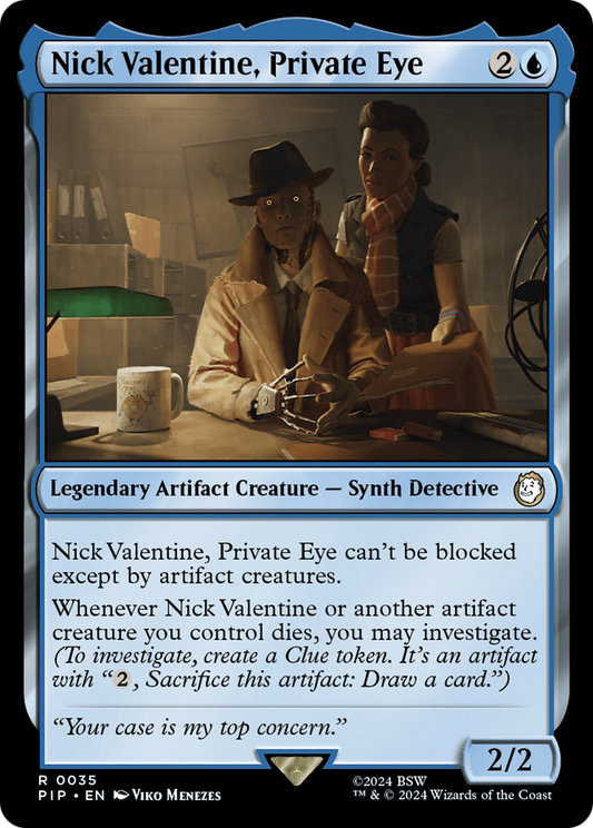 Nick Valentine, Private Eye [Fallout] [Foil]