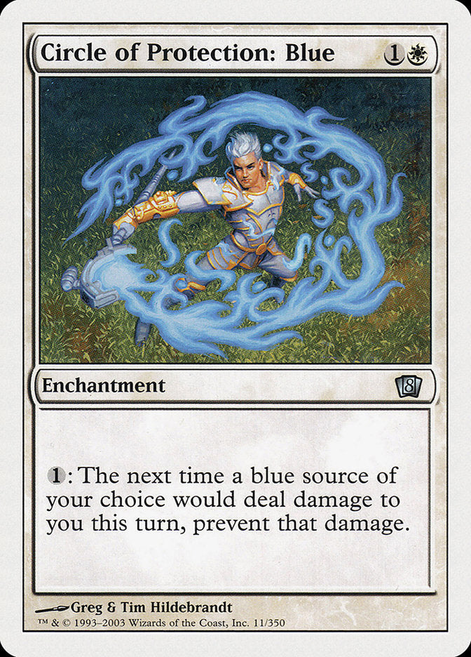 Circle of Protection: Blue [Eighth Edition] [Foil]