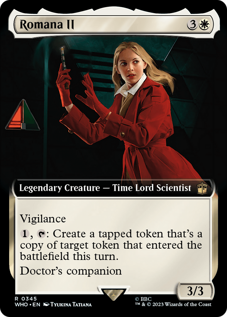 Romana II (Extended Art) [Doctor Who] [Foil]