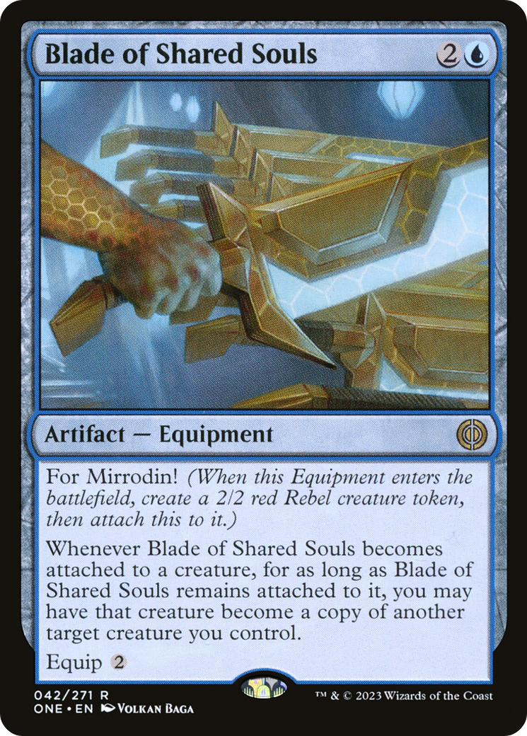 Blade of Shared Souls [Phyrexia: All Will Be One] [Foil]