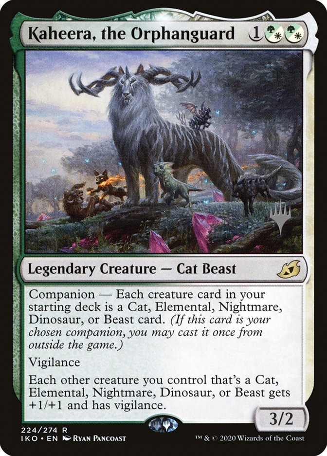 Kaheera, the Orphanguard (Promo Pack) [Ikoria: Lair of Behemoths Promos] [Foil]