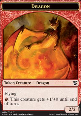 Dragon Egg // Dragon Double-Sided Token [Commander 2018 Tokens]