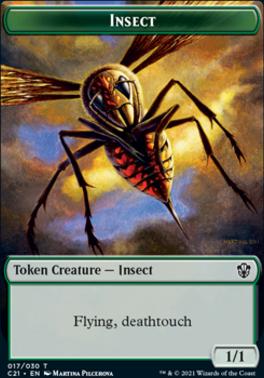 Beast (011) // Insect Double-Sided Token [Commander 2021 Tokens]