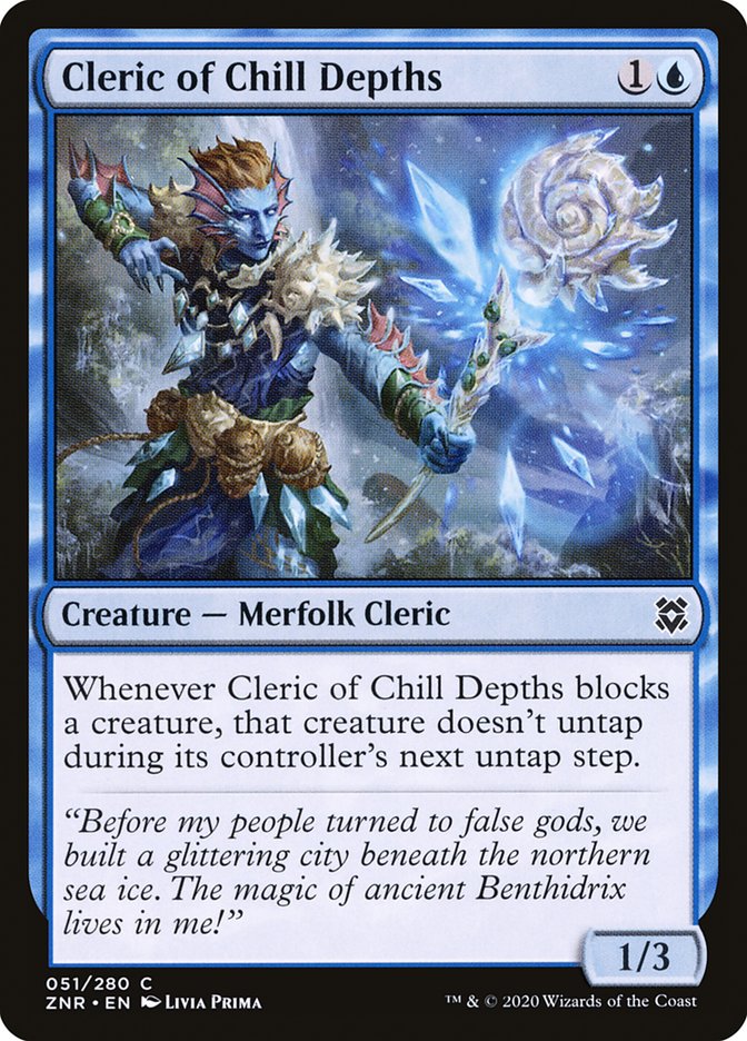 Cleric of Chill Depths [Zendikar Rising] [Foil]