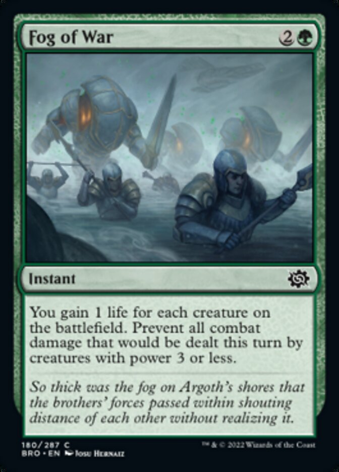 Fog of War [The Brothers' War] [Foil]
