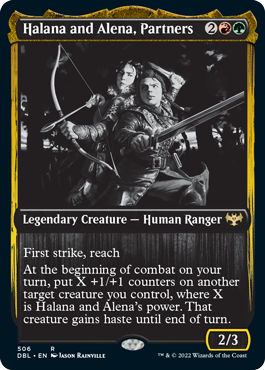 Halana and Alena, Partners [Innistrad: Double Feature] [Foil]