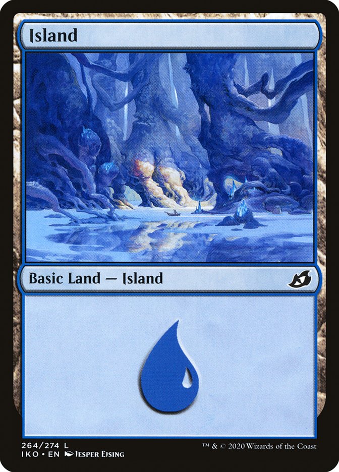 Island (264) [Ikoria: Lair of Behemoths] [Foil]