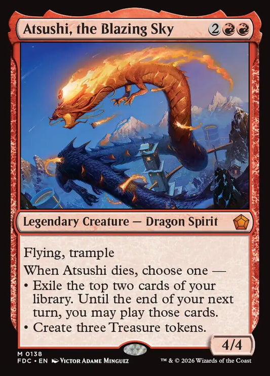 Atsushi, the Blazing Sky [Foundations Commander]