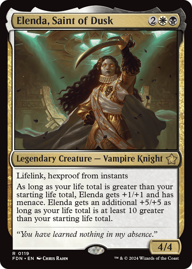 Elenda, Saint of Dusk [Foundations] [Foil]