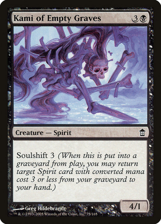 Kami of Empty Graves [Saviors of Kamigawa] [Foil]
