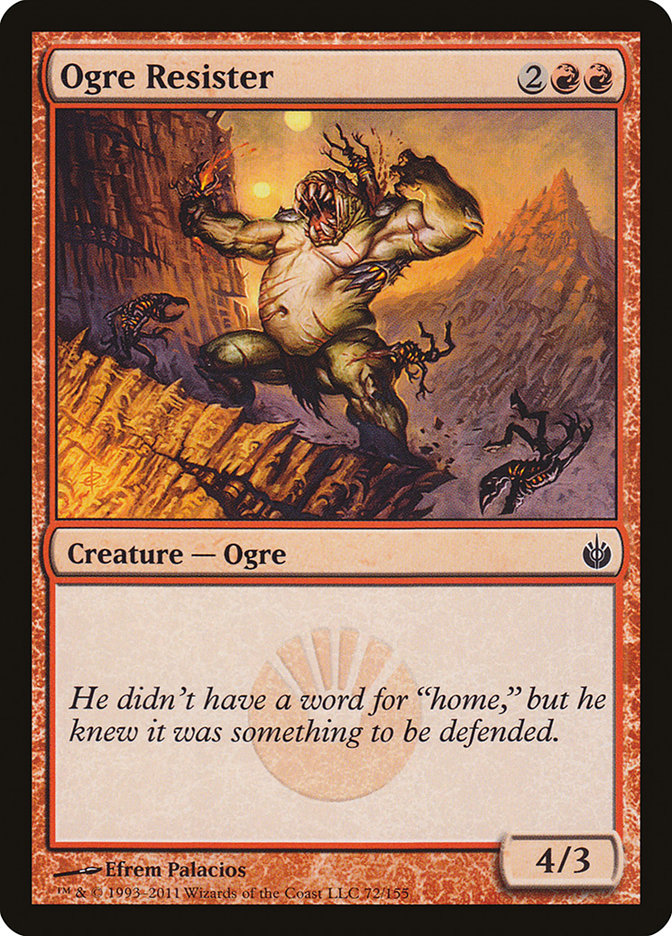 Ogre Resister [Mirrodin Besieged] [Foil]