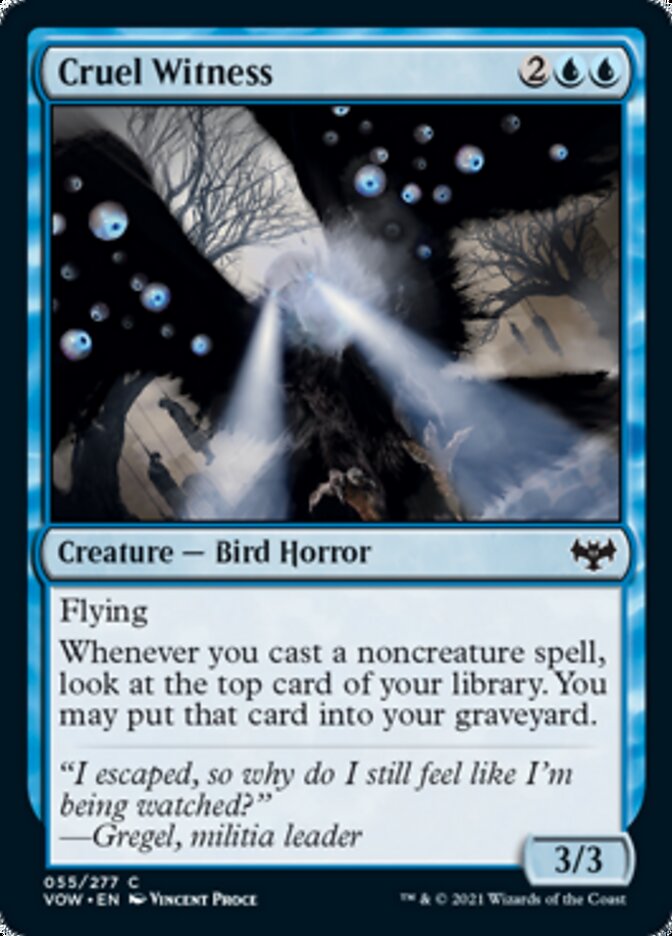 Cruel Witness [Innistrad: Crimson Vow] [Foil]