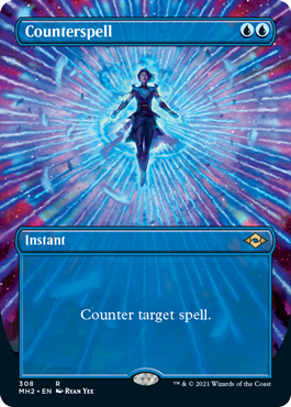 Counterspell (Borderless Alternate Art) [Modern Horizons 2] [Foil]