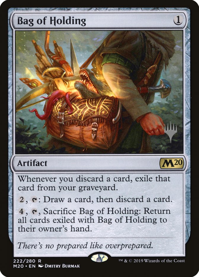 Bag of Holding (Promo Pack) [Core Set 2020 Promos] [Foil]
