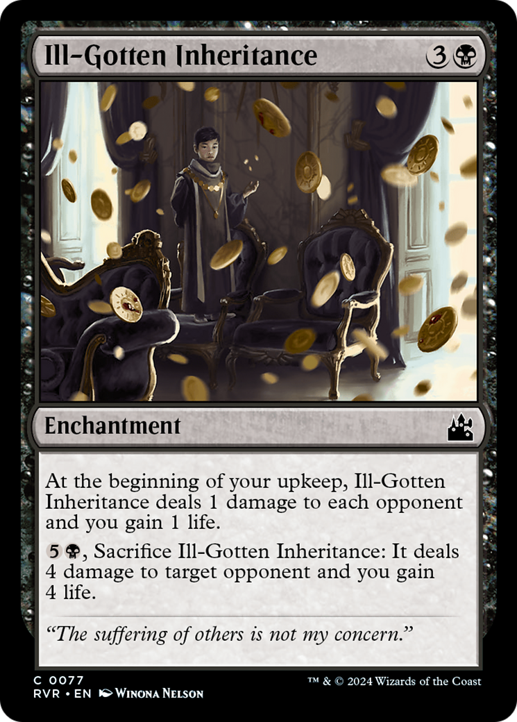 Ill-Gotten Inheritance [Ravnica Remastered] [Foil]