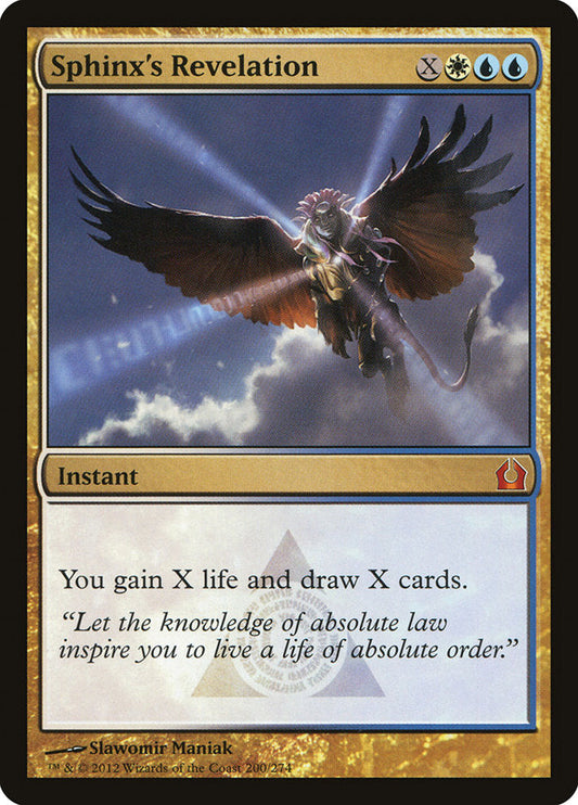 Sphinx's Revelation [Return to Ravnica] [Foil]