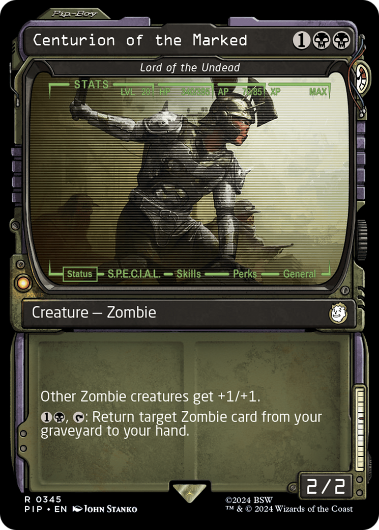 Centurion of the Marked - Lord of the Undead (Showcase) [Fallout] [Foil]