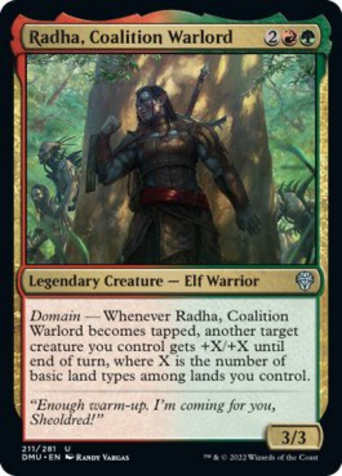 Radha, Coalition Warlord [Dominaria United] [Foil]