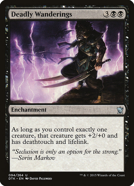 Deadly Wanderings [Dragons of Tarkir] [Foil]