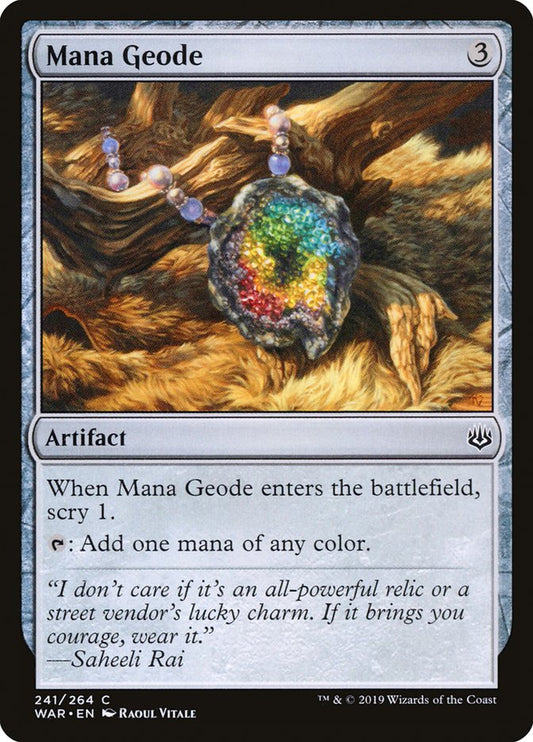 Mana Geode [War of the Spark] [Foil]