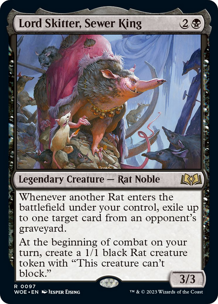 Lord Skitter, Sewer King [Wilds of Eldraine] [Foil]