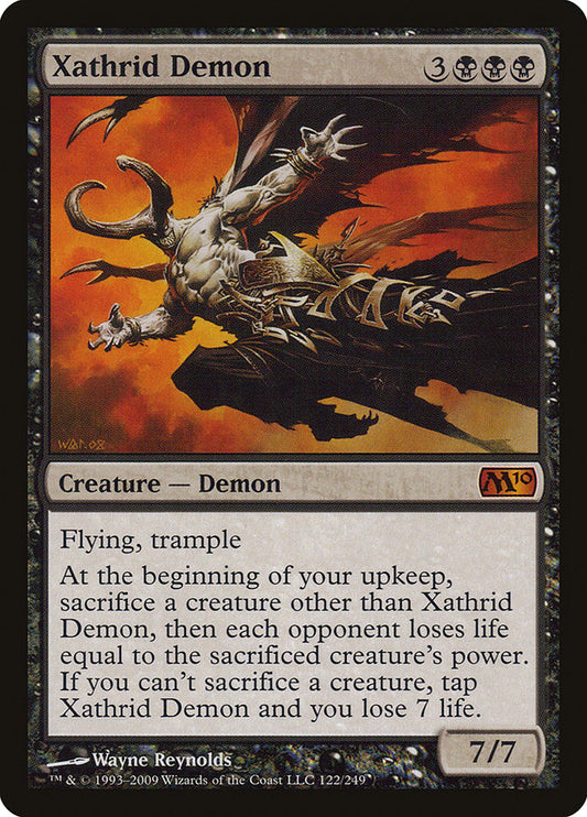 Xathrid Demon [Core Set 2010] [Foil]