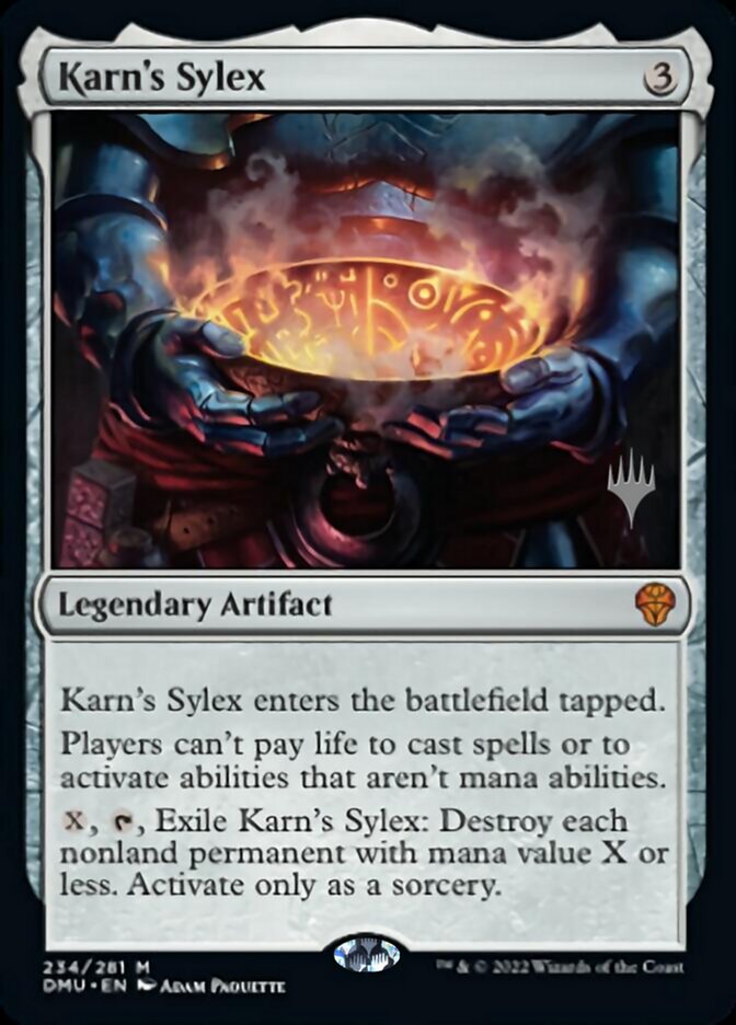 Karn's Sylex (Promo Pack) [Dominaria United Promos] [Foil]
