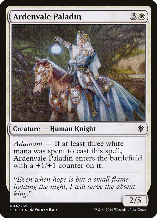 Ardenvale Paladin [Throne of Eldraine] [Foil]