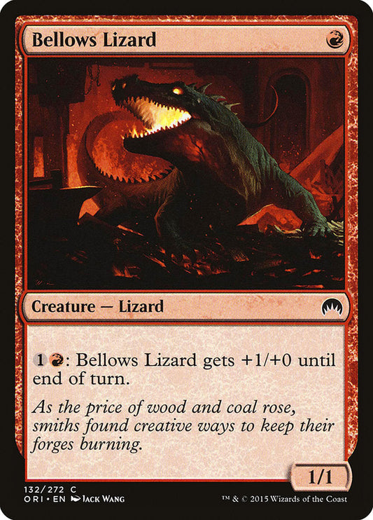 Bellows Lizard [Magic Origins] [Foil]