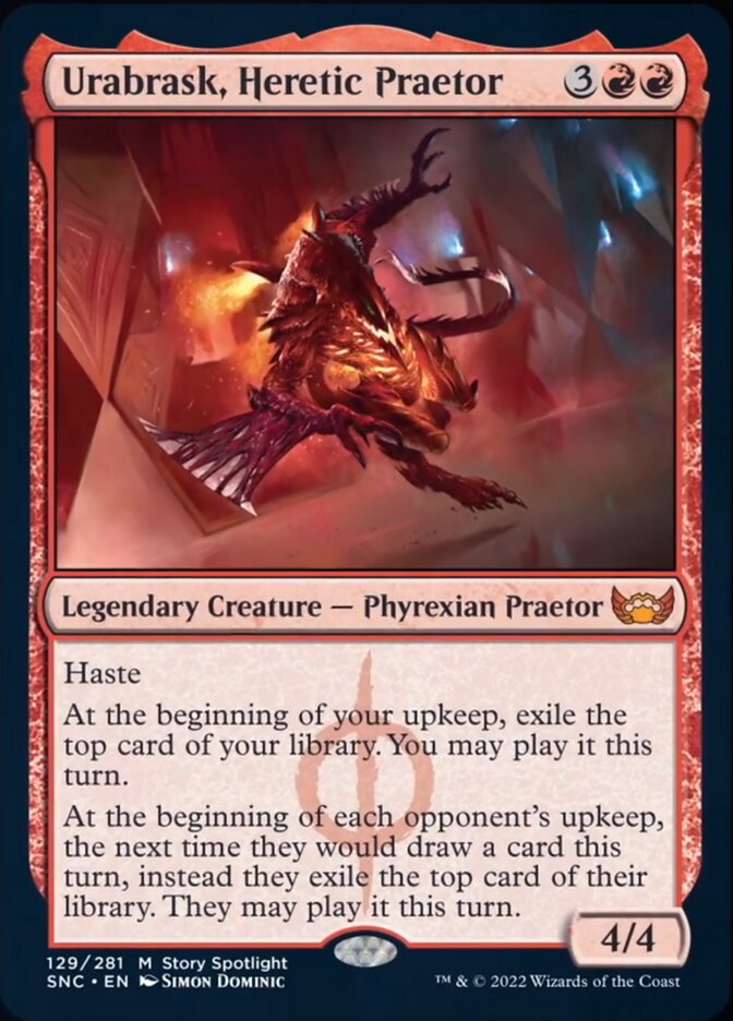 Urabrask, Heretic Praetor [Streets of New Capenna] [Foil]