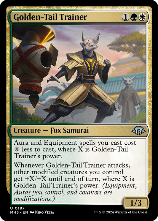 Golden-Tail Trainer [Modern Horizons 3] [Foil]