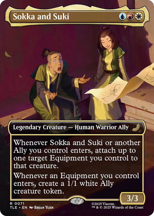Sokka and Suki (Borderless) [Avatar: The Last Airbender: Eternal-Legal] [Foil]