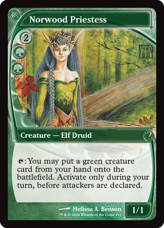 Norwood Priestess (Future Sight) [Mystery Booster 2] [Foil]