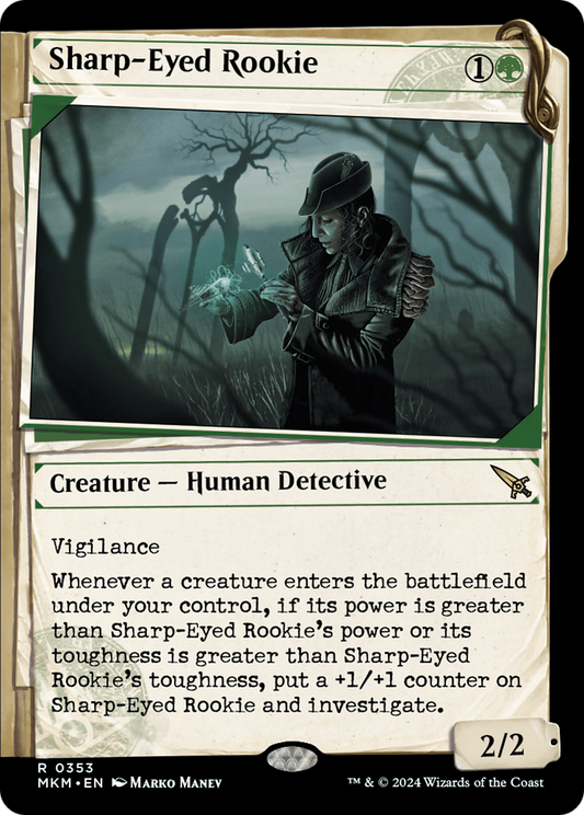 Sharp-Eyed Rookie (Showcase) [Murders at Karlov Manor] [Foil]