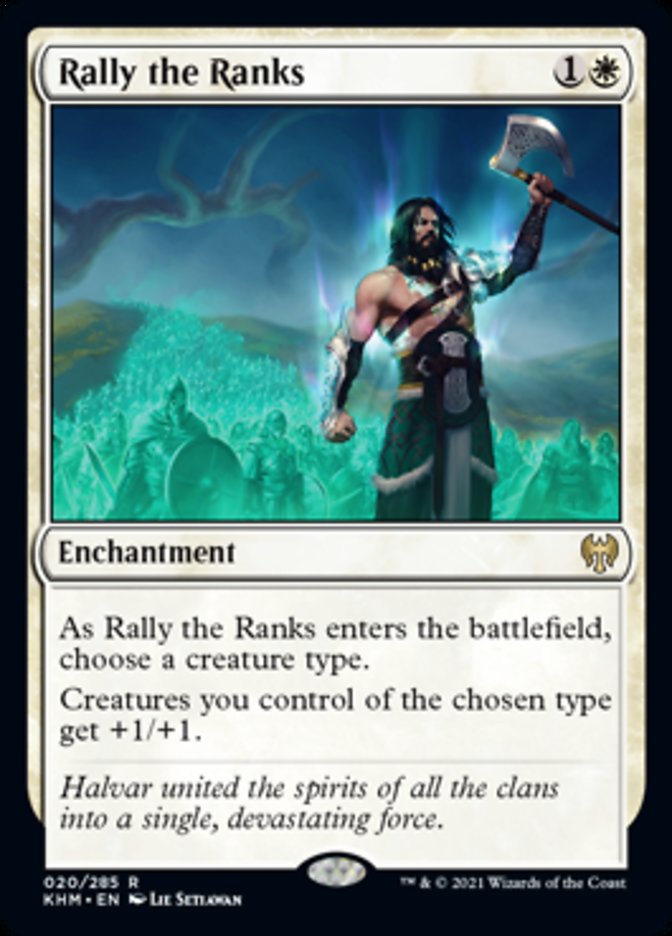 Rally the Ranks [Kaldheim] [Foil]