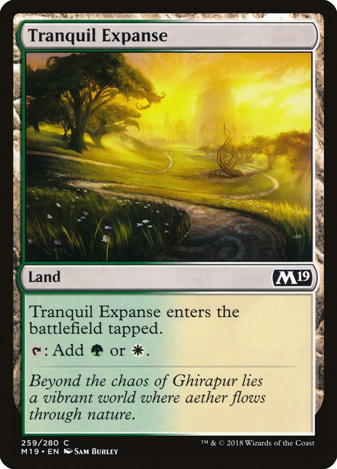 Tranquil Expanse [Core Set 2019] [Foil]