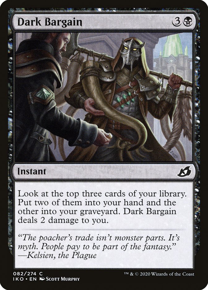 Dark Bargain [Ikoria: Lair of Behemoths] [Foil]