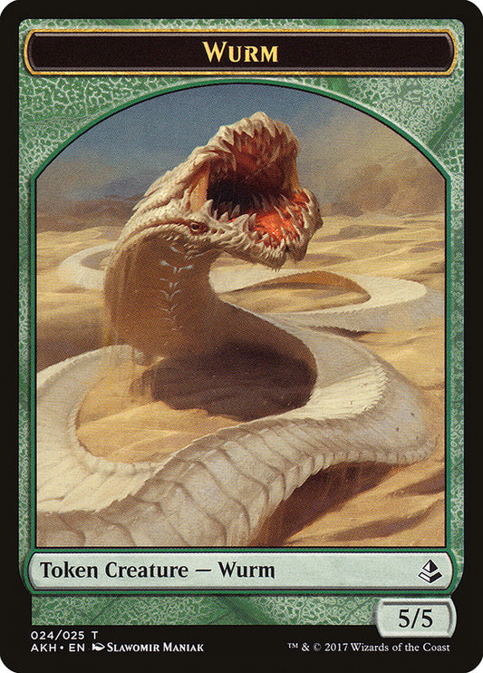Wurm Token [Amonkhet Tokens] [Foil]