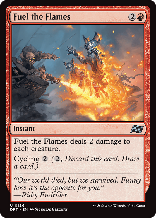 Fuel the Flames [Aetherdrift] [Foil]